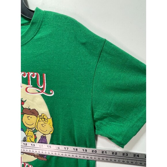 World Wide - Peanuts - Unisex Adult Short Sleeves T-Shirt - Graphic Tee-Green- L - Picture 4 of 12